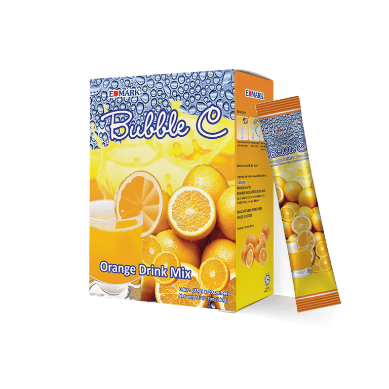 Edmark Bubble C Orange Drink Mix