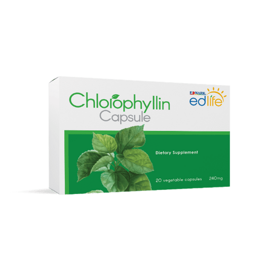 EDLIFE Chlorophyllin 240mg X 20 Vegetable Capsules